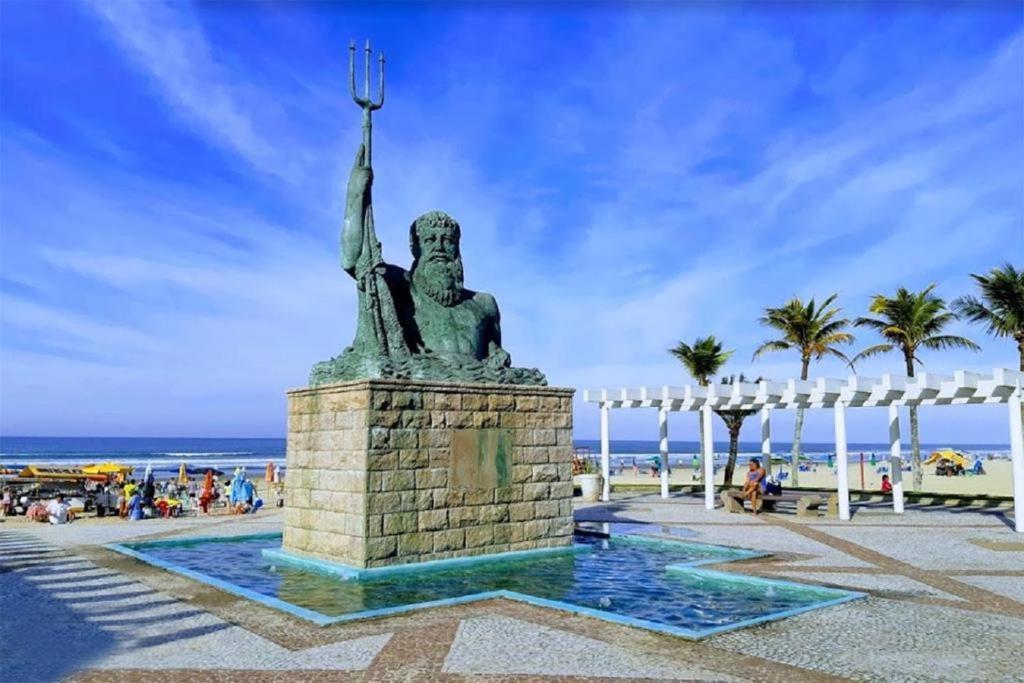 Hospedagem Primeira Quadra Da Praia Praia Grande (Santos) Exterior foto