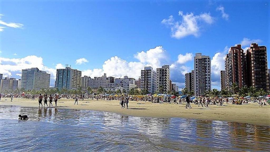 Hospedagem Primeira Quadra Da Praia Praia Grande (Santos) Exterior foto